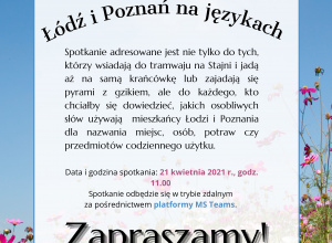"Łódź i Poznań na językach"